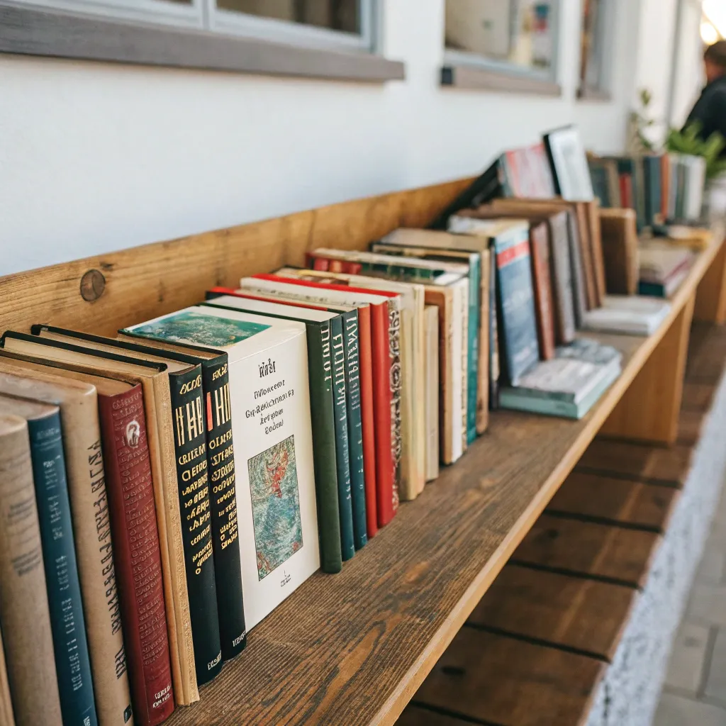 An array of various books